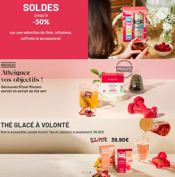 Catalogue Kusmi Tea | SOLDES jusqu'à -50 % | 16/07/2024 - 31/07/2024