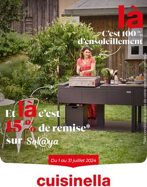 Promos de Meubles et Décoration à Lyon | our une fois, il y a du nouveau sous le soleil !  sur Cuisinella | 17/07/2024 - 31/07/2024