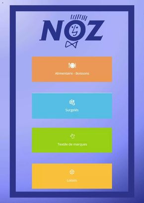 Promos de Bazar et Déstockage | Voir les nouvelles promos de Noz et économisez en commandant chez Noz. sur Noz | 17/07/2024 - 10/08/2024