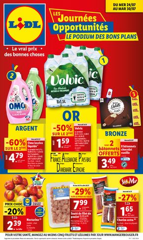Catalogue Lidl à Le Chesnay | Profitez des journées opportunités pour dénicher vos produits du quotidien à prix Lidl | 24/07/2024 - 30/07/2024