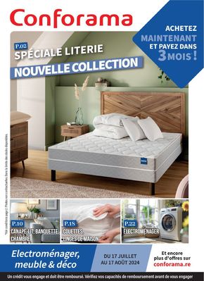 Catalogue Conforama | Nouvelle collection | 18/07/2024 - 17/08/2024