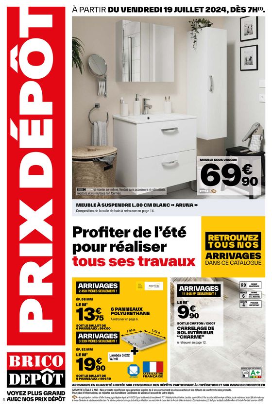 Catalogue Brico Dépôt | PRIX DÉPÔT | 19/07/2024 - 08/08/2024