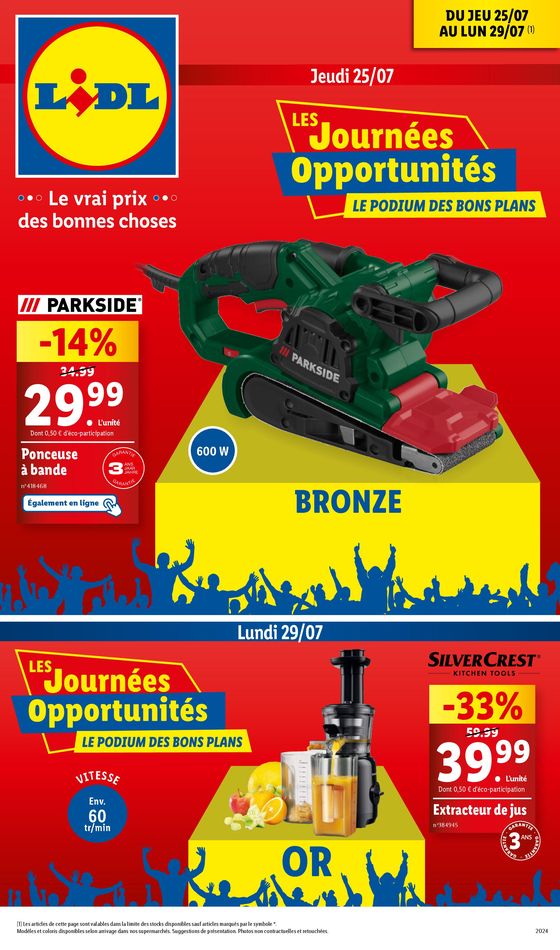 Catalogue Lidl à Paris | Ne passez pas à côté de nos offres bricolage et maison, toujours à prix Lidl ! | 25/07/2024 - 29/07/2024