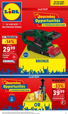 Catalogue Lidl à Montceau-les-Mines | Ne passez pas à côté de nos offres bricolage et maison, toujours à prix Lidl ! | 25/07/2024 - 29/07/2024