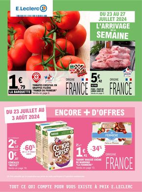 Catalogue E.Leclerc à Saumur | L’arrivage de la semaine | 23/07/2024 - 03/08/2024