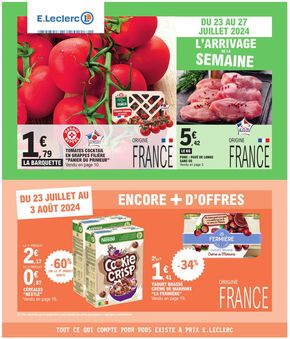 Catalogue E.Leclerc à Évreux | L’arrivage de la semaine | 23/07/2024 - 03/08/2024