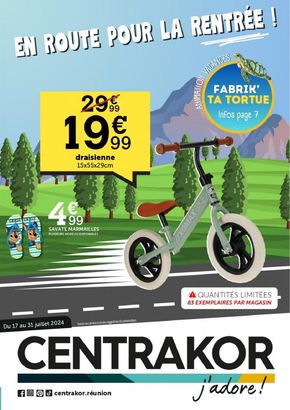 Catalogue Centrakor | En route pour la rentrée ! | 22/07/2024 - 31/07/2024