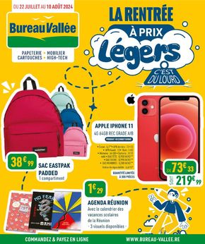 Catalogue Bureau Vallée | La rentrée à prix légers | 22/07/2024 - 10/08/2024