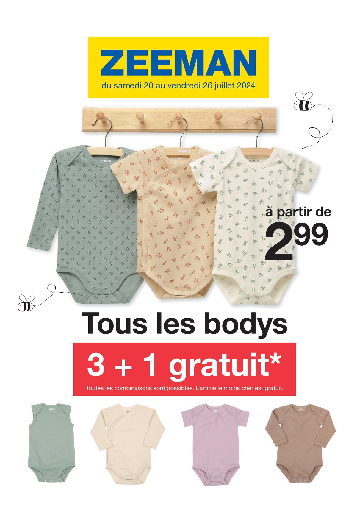 Catalogue Tous les bodys 3 + 1 gratuit, page 00001