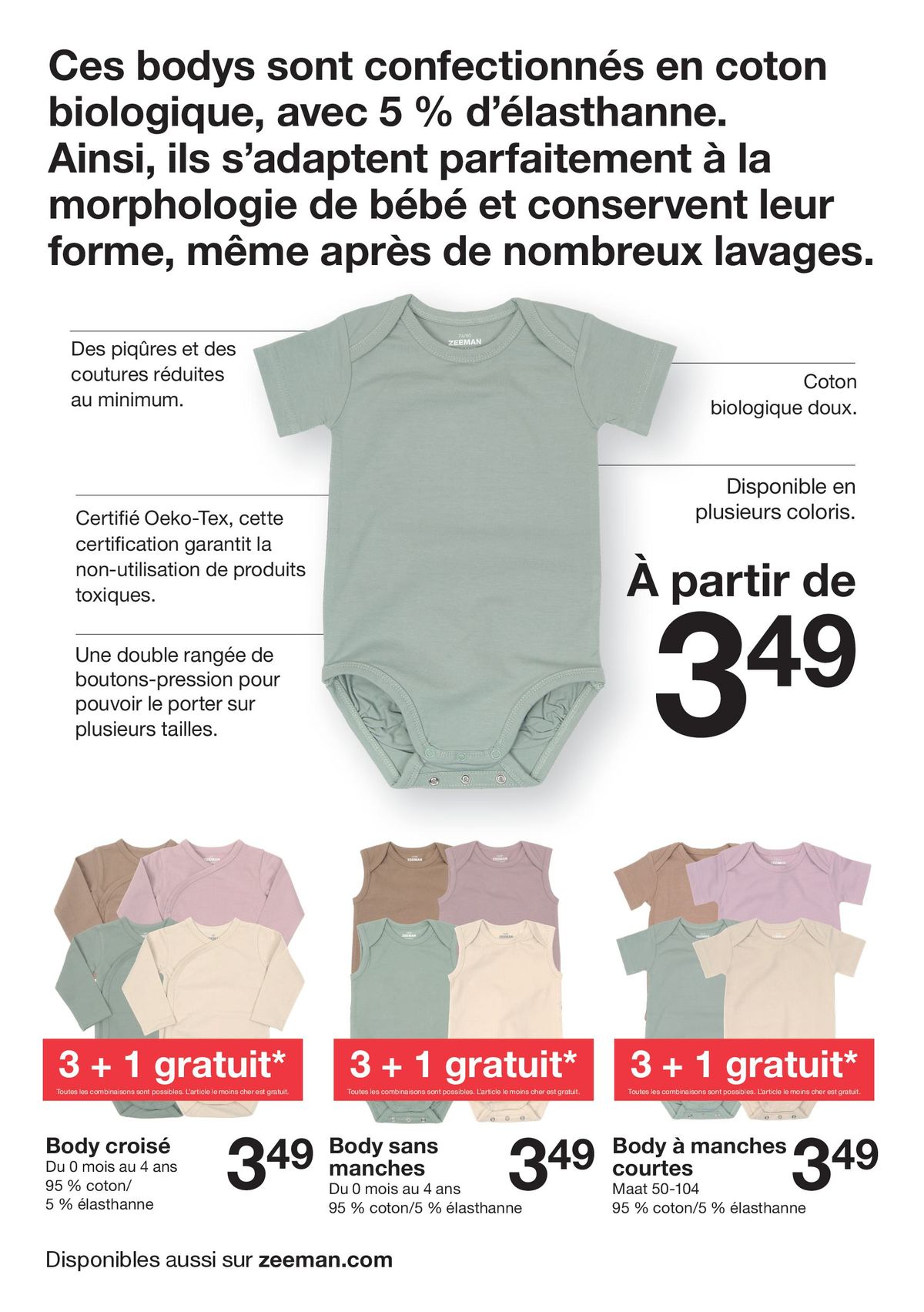 Catalogue Tous les bodys 3 + 1 gratuit, page 00006