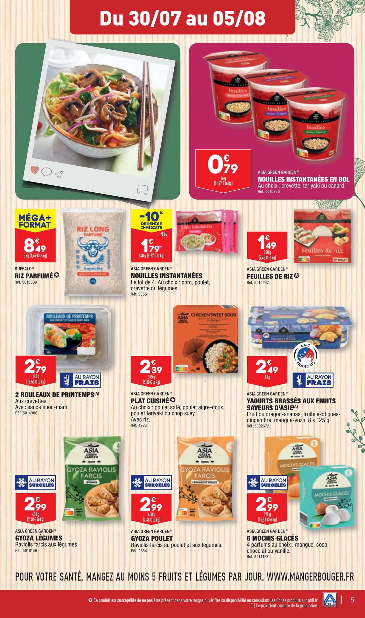 Catalogue Les saveurs de l'Asie à prix discount, page 00007