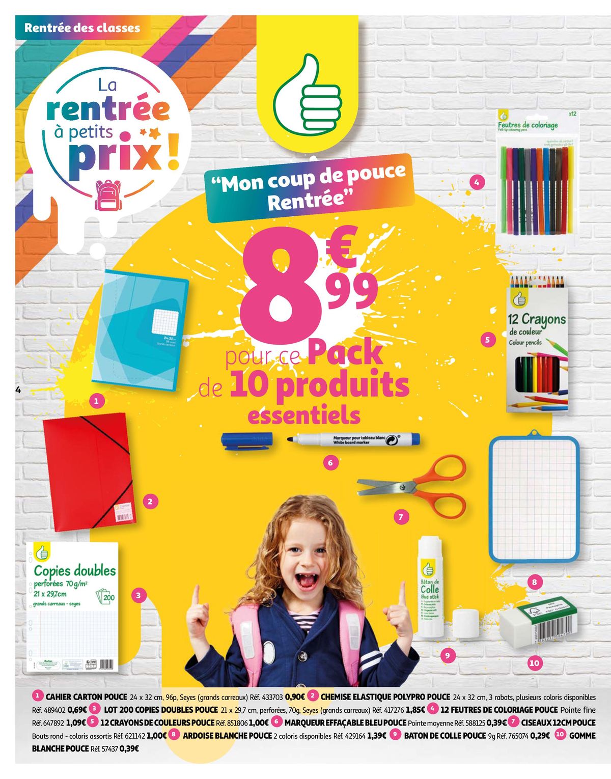 Catalogue La rentrée à petits prix !, page 00004