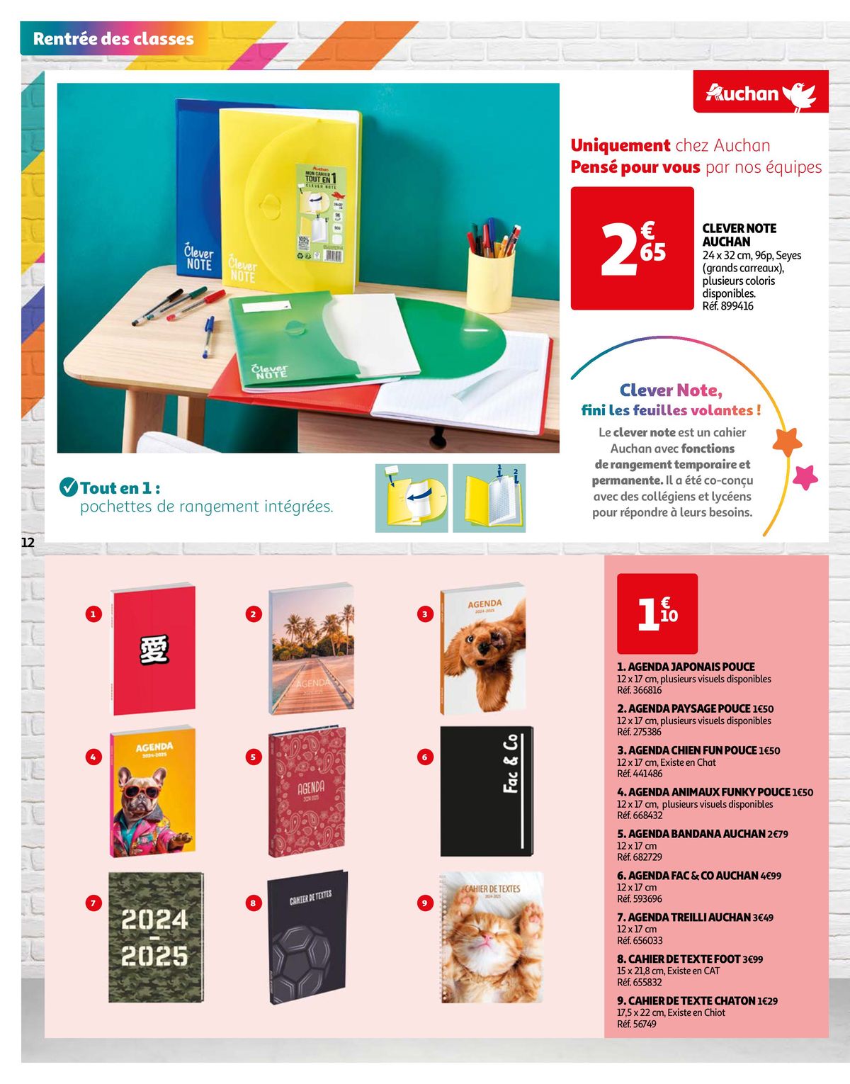 Catalogue La rentrée à petits prix !, page 00012