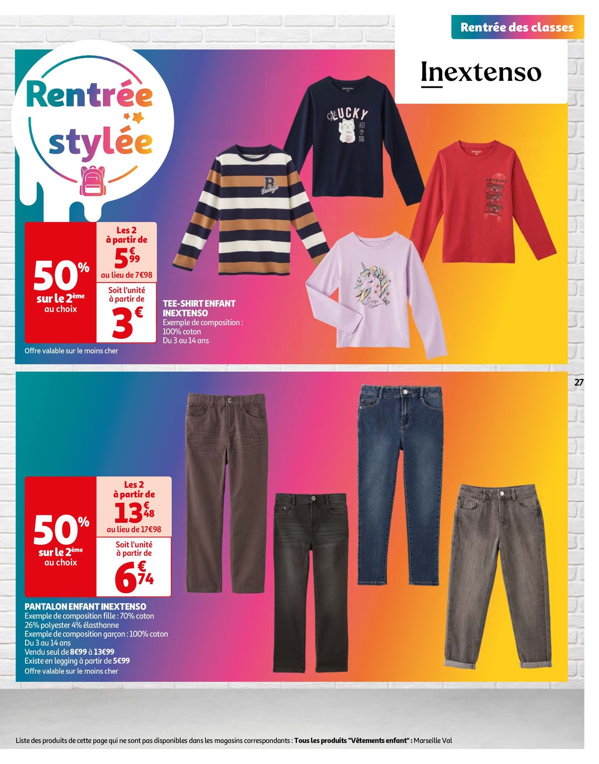 Catalogue La rentrée à petits prix !, page 00027