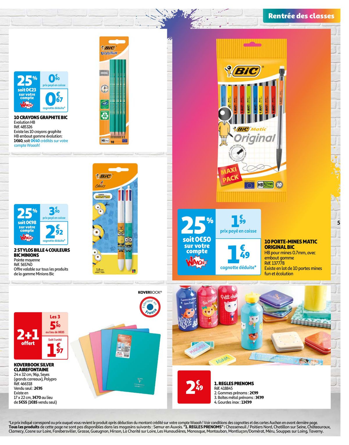 Catalogue La rentrée à petits prix !, page 00005