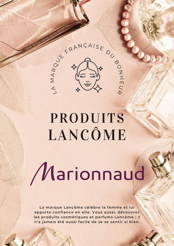 Catalogue Marionnaud à Paris | Produits Lancôme | 22/07/2024 - 31/08/2024