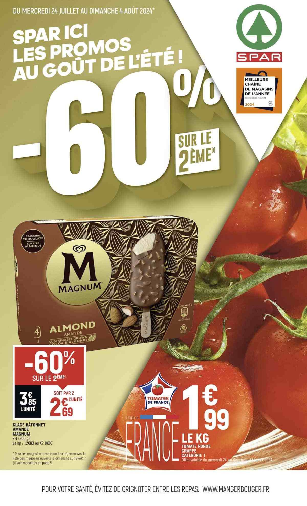 Catalogue SPAR ICI LES PROMOS AU GOÛT DE L'ÉTÉ !, page 00001