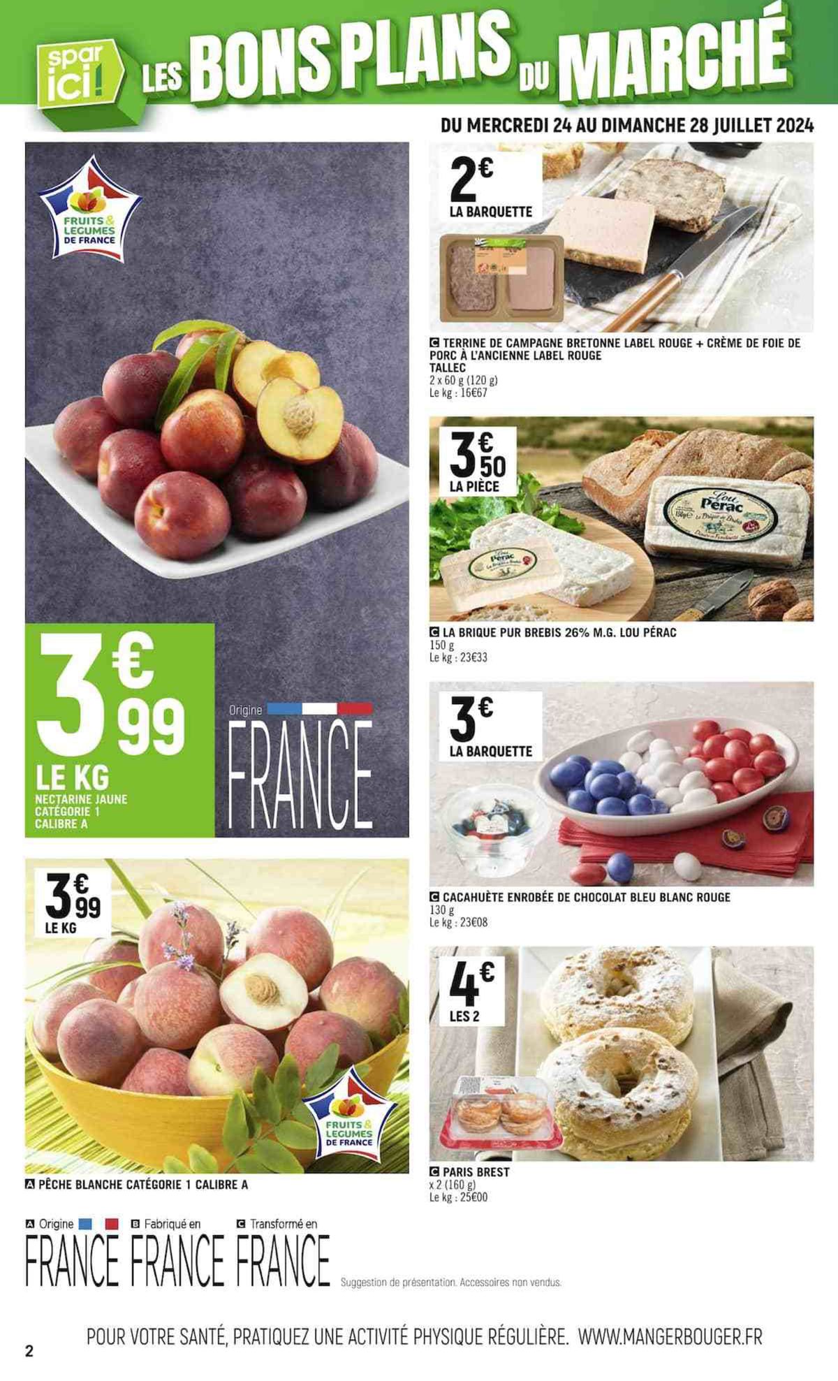 Catalogue SPAR ICI LES PROMOS AU GOÛT DE L'ÉTÉ !, page 00002