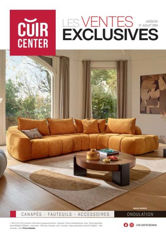 Catalogue Cuir Center | Les ventes exclusives | 23/07/2024 - 31/07/2024