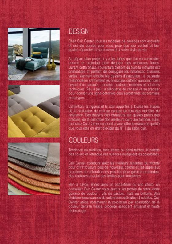 Catalogue Cuir Center | Les ventes exclusives | 23/07/2024 - 31/07/2024