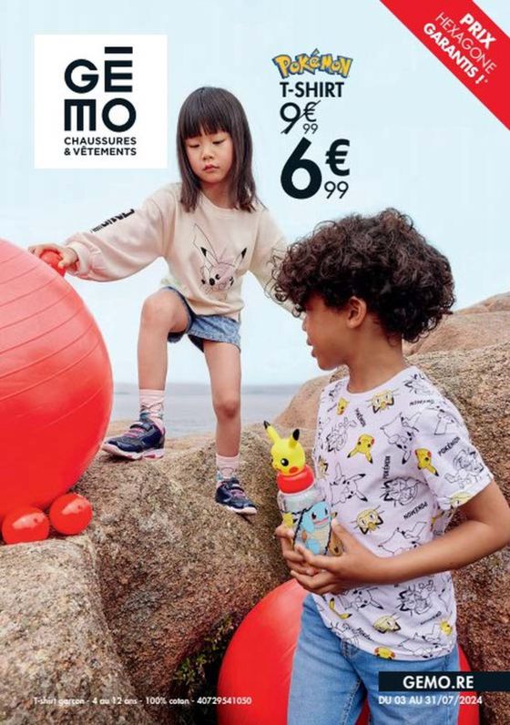 Catalogue Gémo à Nice | Prix hexagone garantis ! | 23/07/2024 - 31/07/2024