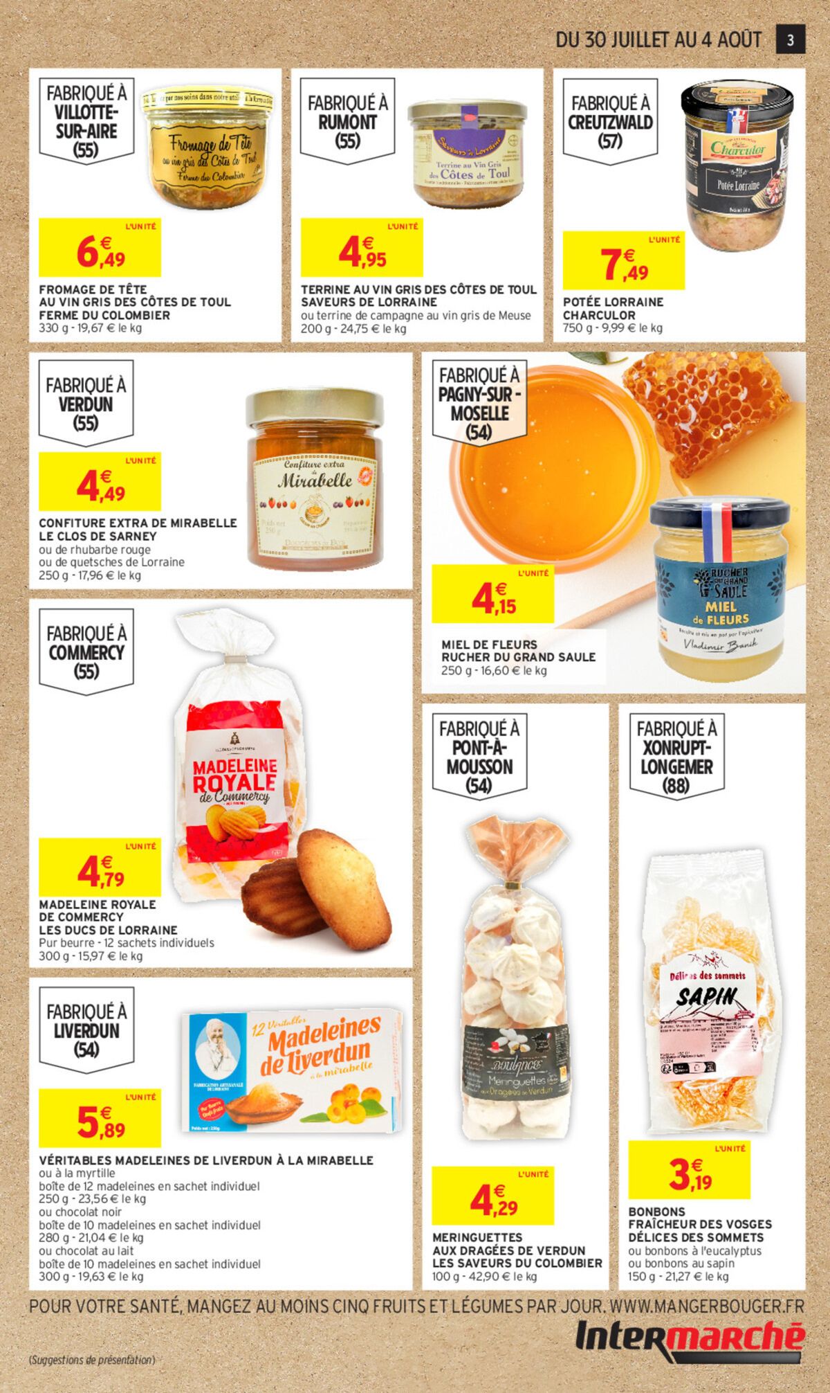 Catalogue SAVEURS D’ÉTÉ - VERSION LORRAINE, page 00003