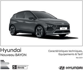 Catalogue Hyundai à Échirolles | Hyundai Nouveau BAYON | 23/07/2024 - 23/07/2025