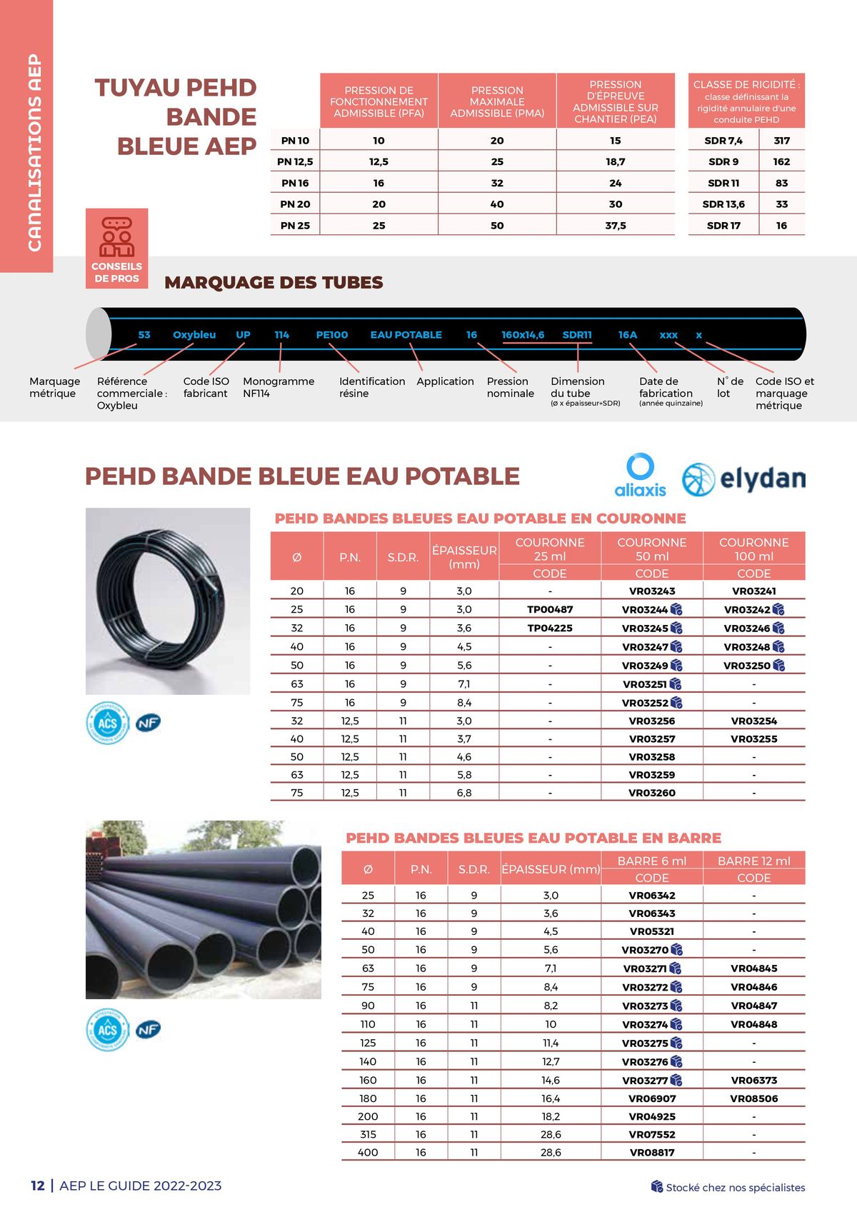 Catalogue Guide - Adduction d'eau potable, page 00012