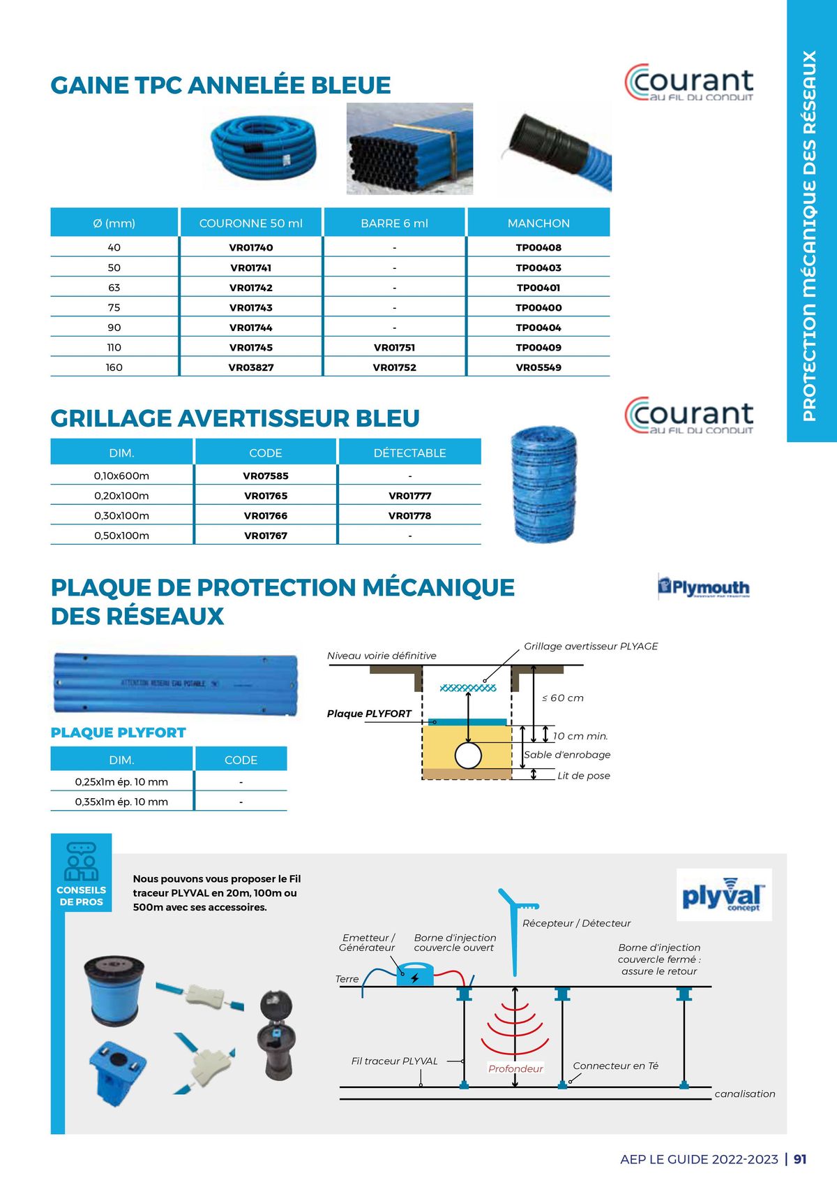 Catalogue Guide - Adduction d'eau potable, page 00091