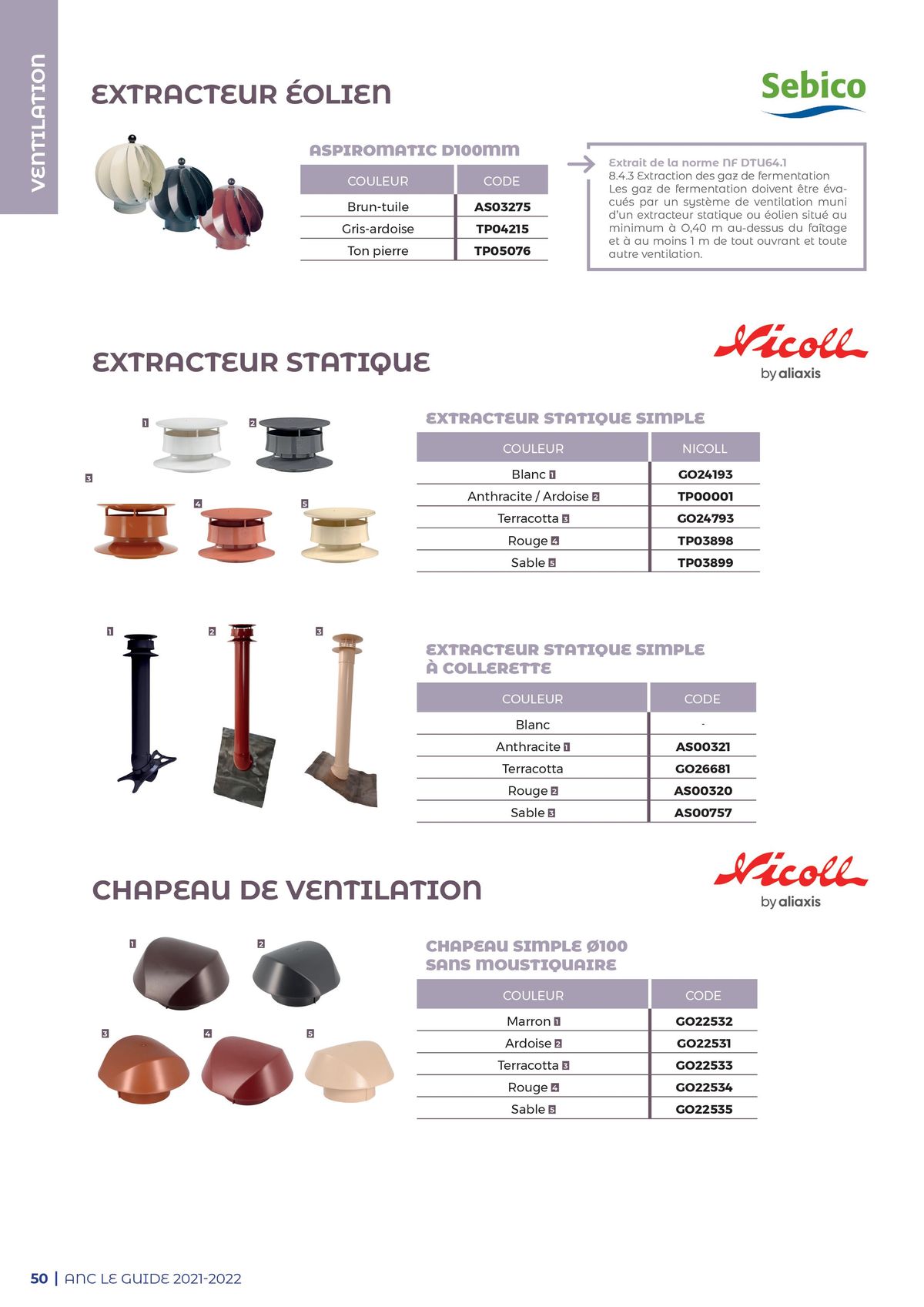 Catalogue Guide - Assainissement non collectif, page 00050