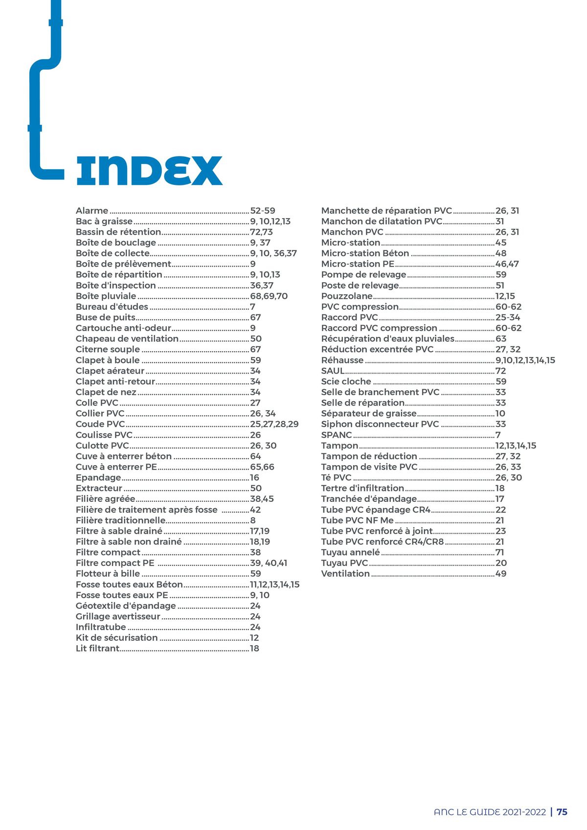 Catalogue Guide - Assainissement non collectif, page 00075