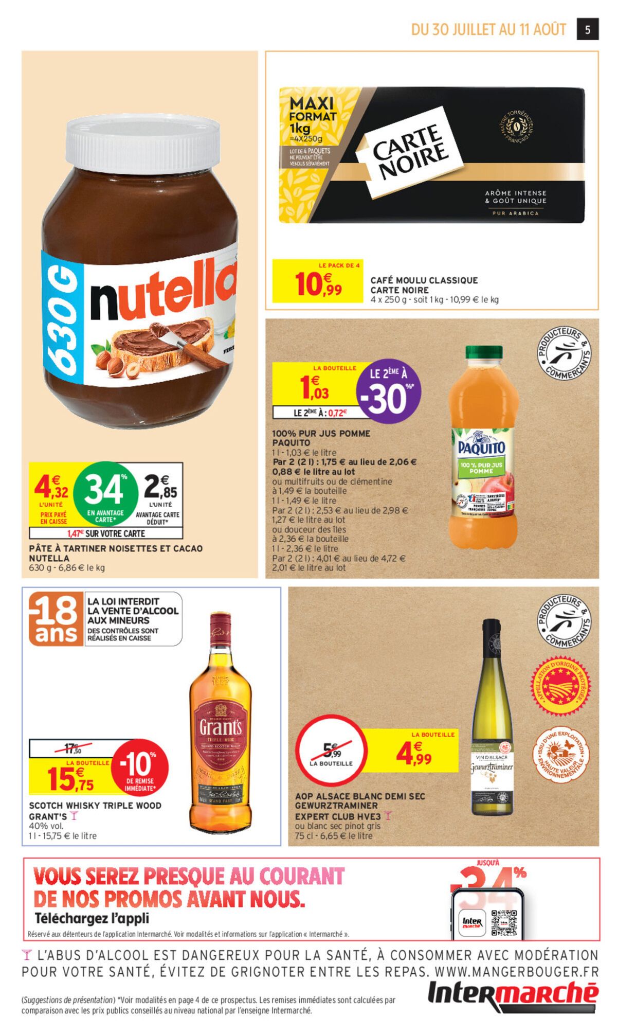 Catalogue 34% sur une sélection de produits, page 00005