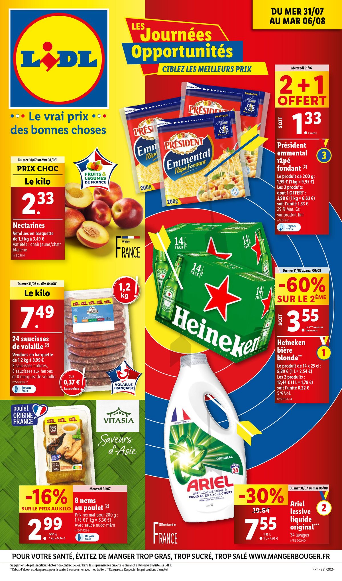 Catalogue Profitez des journées opportunités pour dénicher vos produits du quotidien à prix Lidl !, page 00001