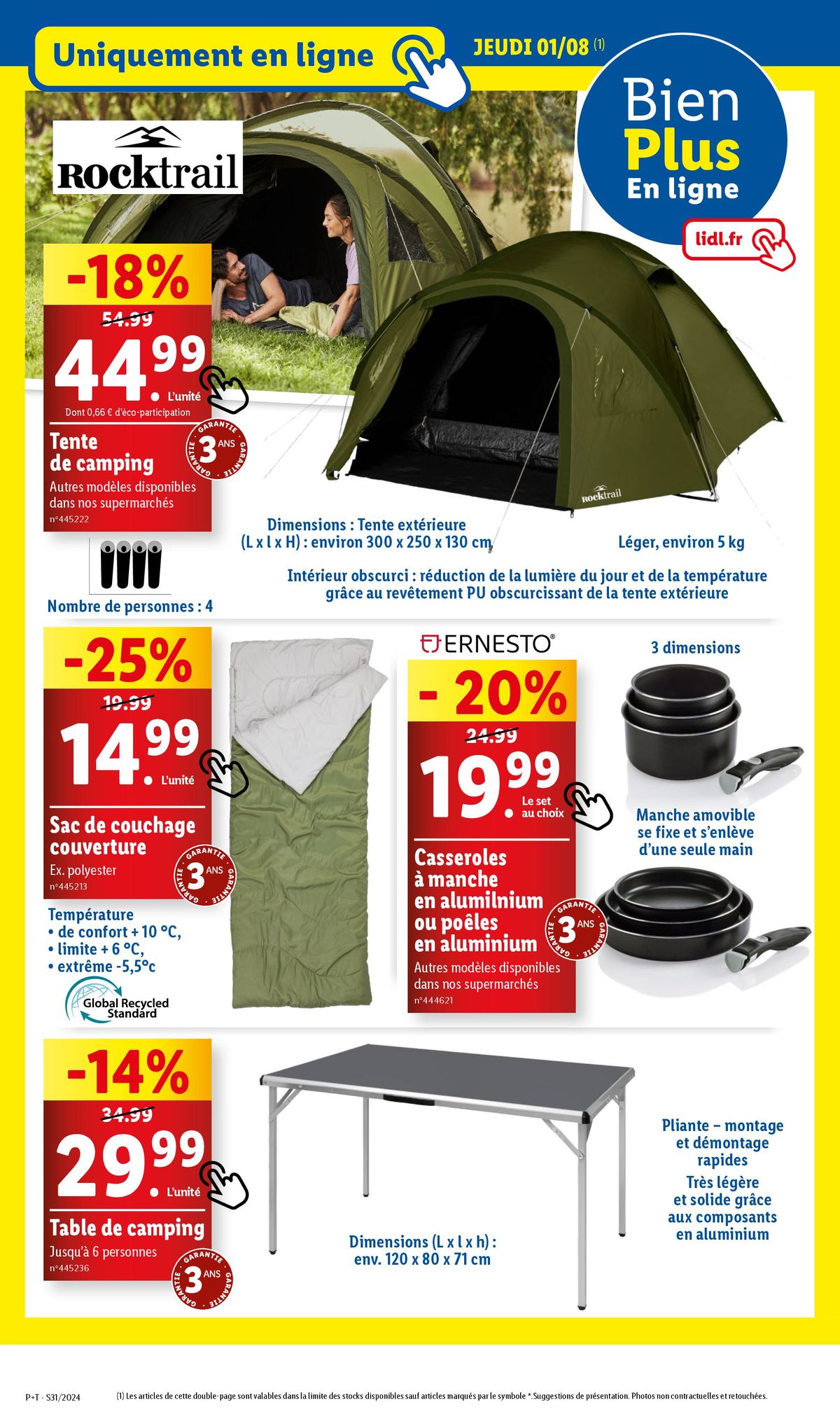 Catalogue Profitez des journées opportunités pour dénicher vos produits du quotidien à prix Lidl !, page 00054