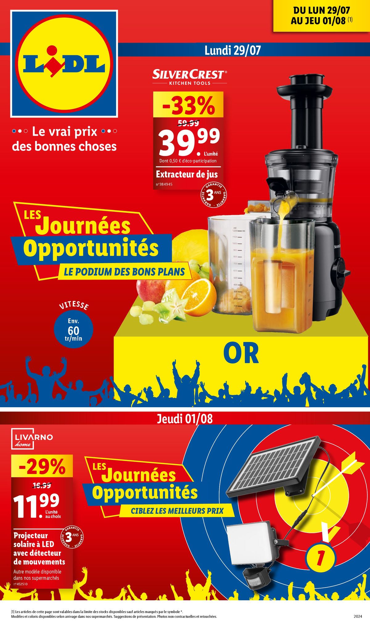 Catalogue Profitez des meilleurs prix sur un grand nombre de produits brico et cuisine chez Lidl !, page 00001