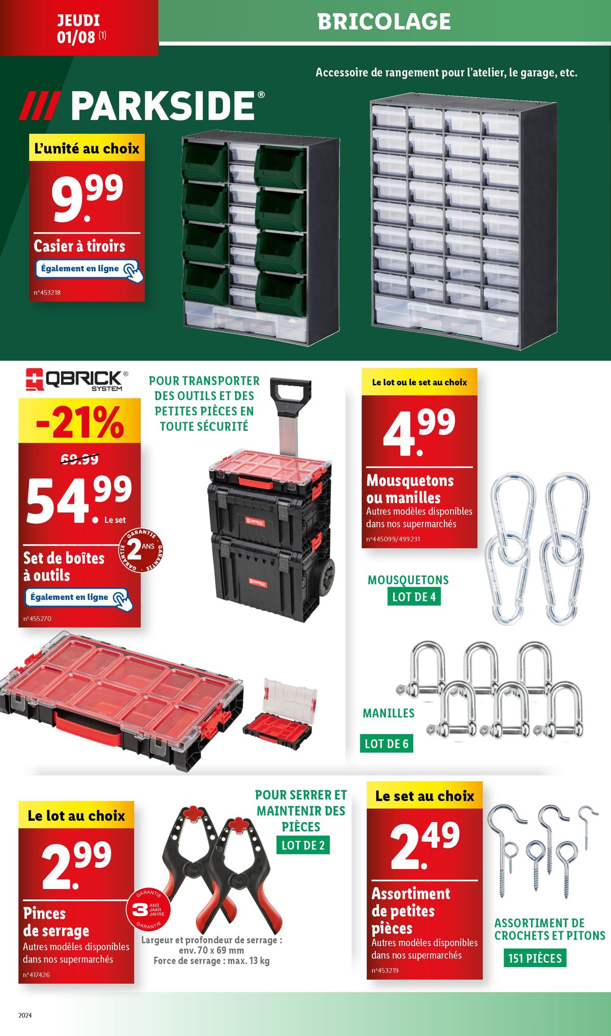 Catalogue Tout ce dont vous avez besoin pour bricoler ou équiper votre maison se trouve chez Lidl !, page 00008