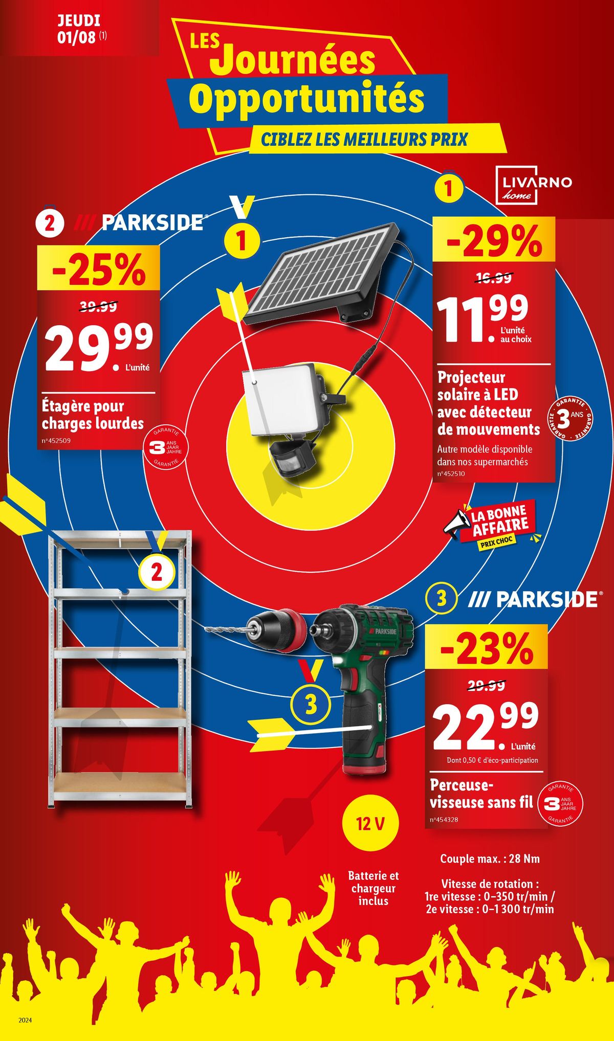 Catalogue Tout ce dont vous avez besoin pour bricoler ou équiper votre maison se trouve chez Lidl !, page 00002