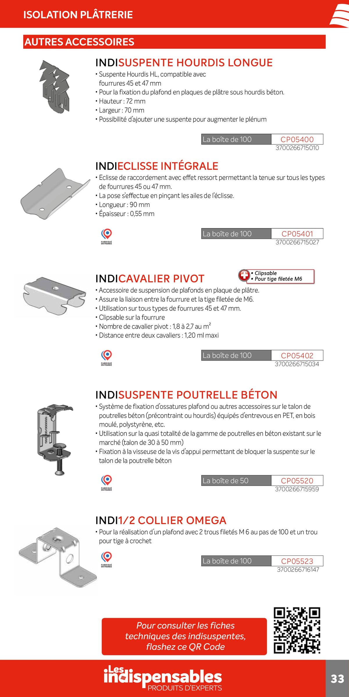 Catalogue Les Indispensables - Guide 2024, page 00033