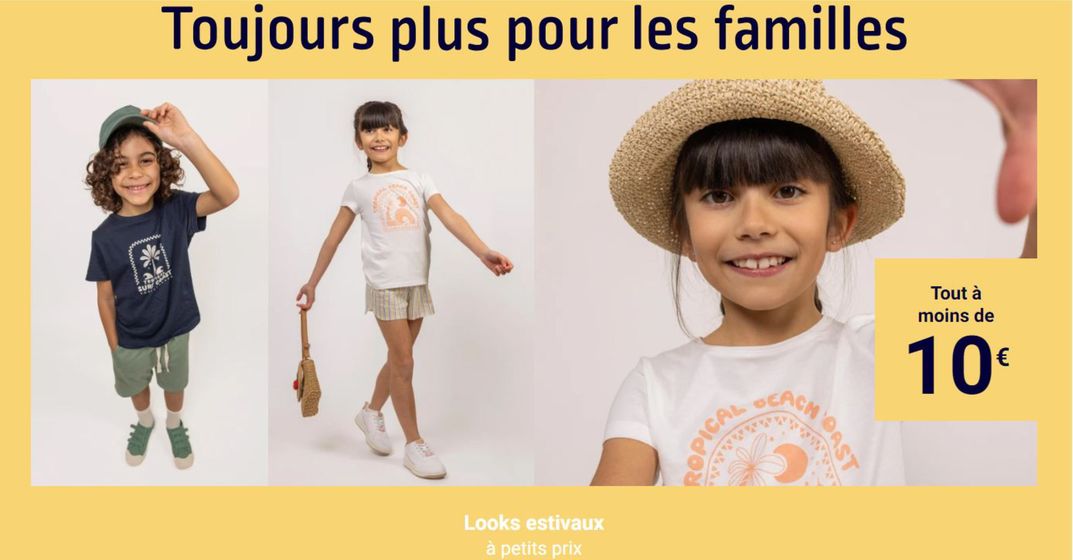 Catalogue Kiabi à Amiens | Toujours plus pour les familles  | 25/07/2024 - 31/07/2024