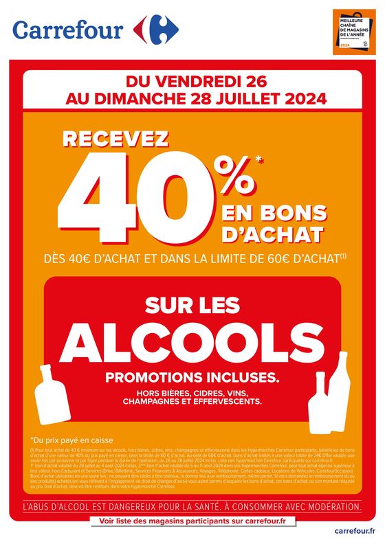 Catalogue Carrefour Express | Offre bon d’achat | 26/07/2024 - 28/07/2024