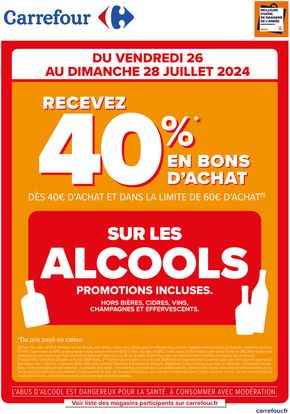 Catalogue Carrefour à Nice | Offre bon d’achat | 26/07/2024 - 28/07/2024