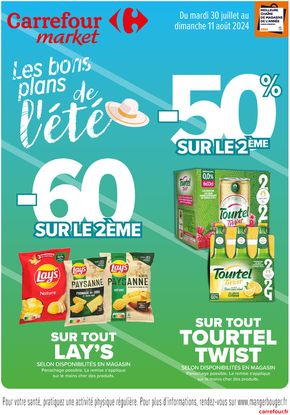 Catalogue Carrefour Market | Les Bons Plans D'Ete | 30/07/2024 - 11/08/2024