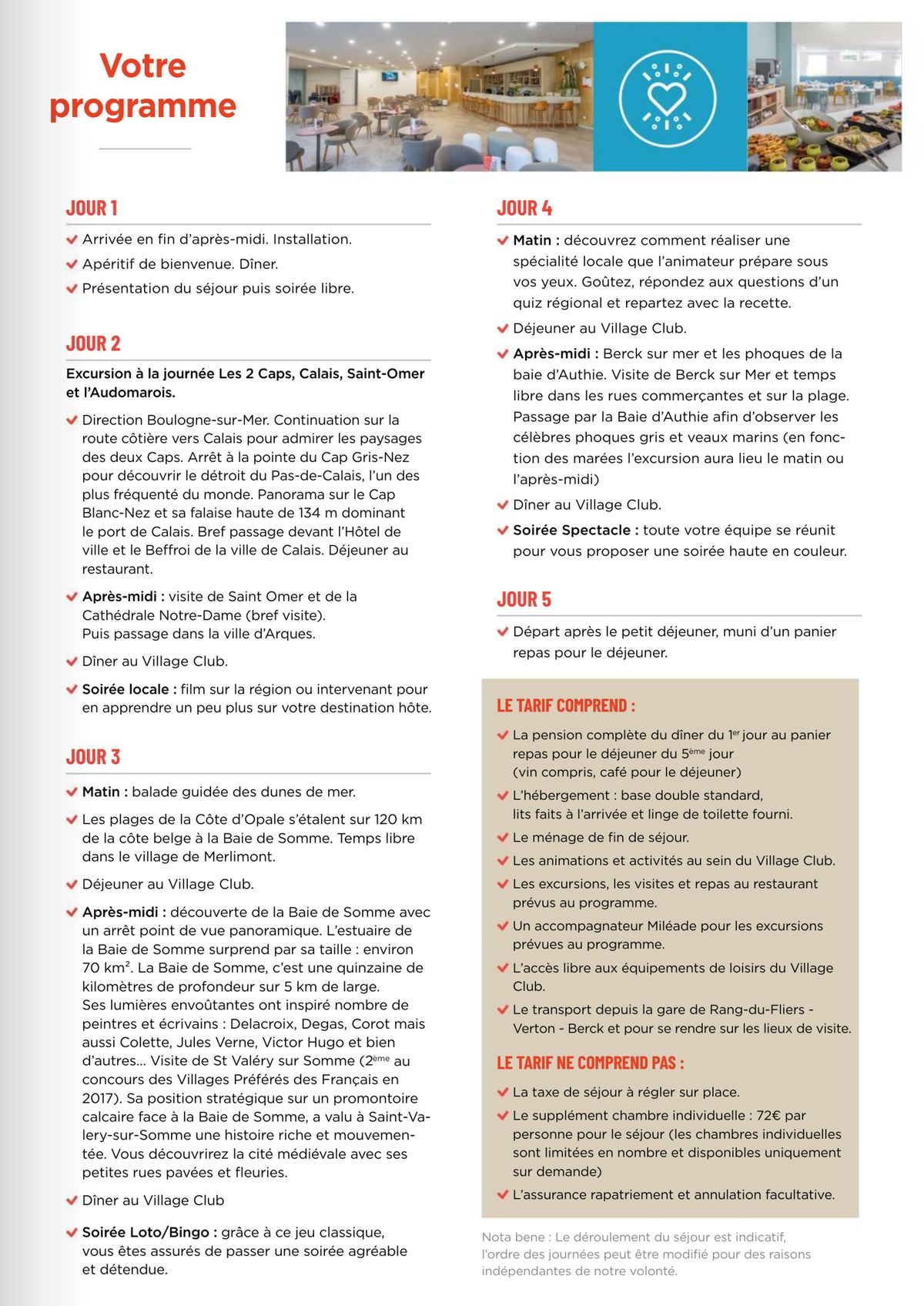 Catalogue Seniors en vacances, page 00008