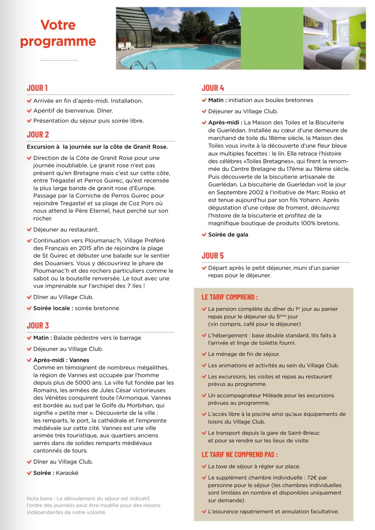 Catalogue Seniors en vacances, page 00013