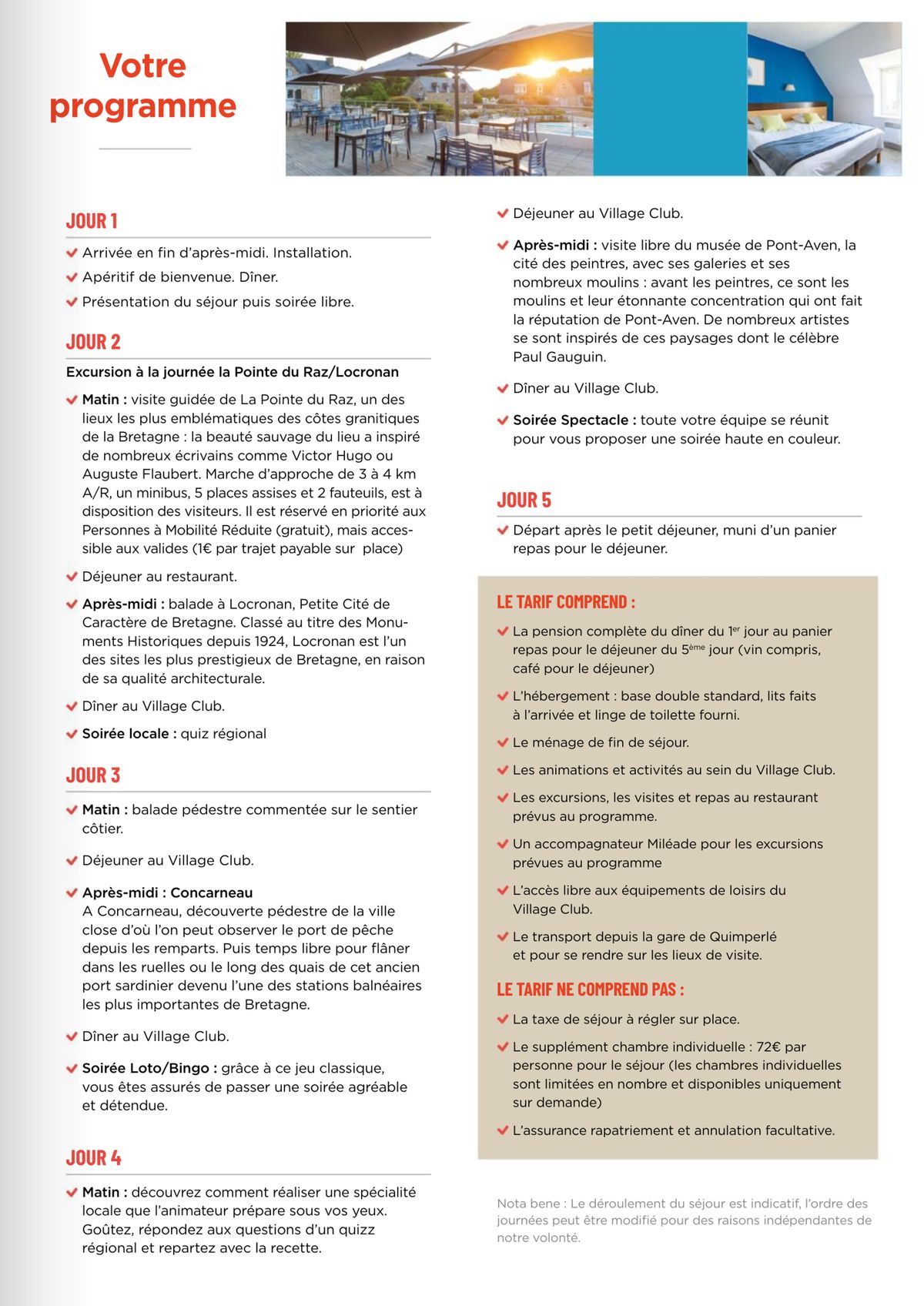 Catalogue Seniors en vacances, page 00017