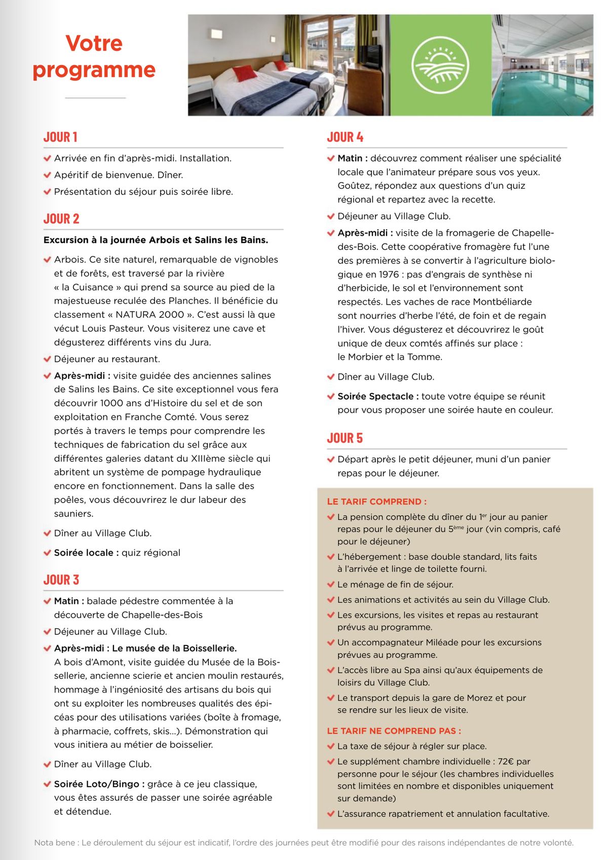 Catalogue Seniors en vacances, page 00026