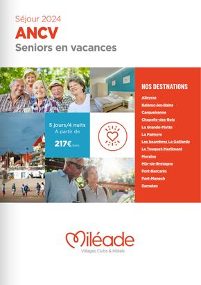Promos de Voyages | Seniors en vacances sur Mileade | 26/07/2024 - 31/12/2024