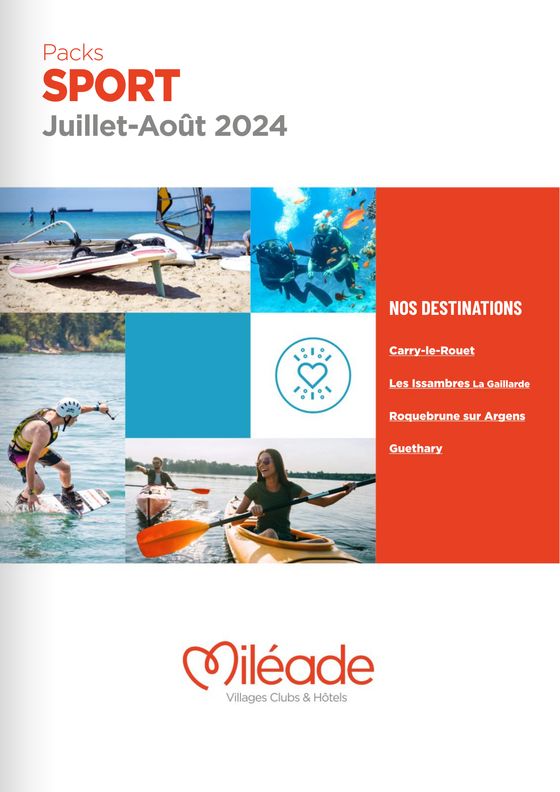 Packs Sports été 2024