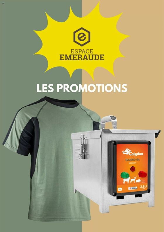 Catalogue Espace emeraude | Les Promotions  | 19/07/2024 - 27/08/2024