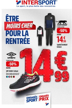 Catalogue Intersport à Tours | La rentrée c'est le pied. | 29/07/2024 - 15/09/2024